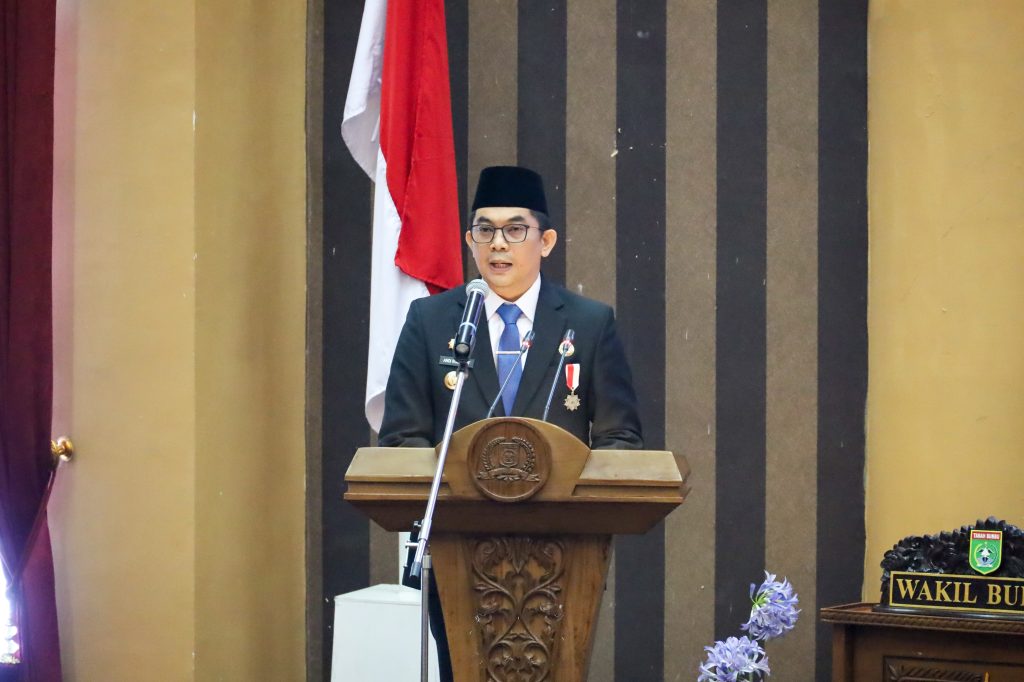 Penyampaian Pidato Sambutan Bupati dan Wakil Bupati Tanah Bumbu